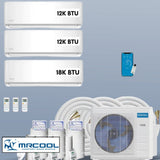 MRCOOL DIY Mini Split 42,000 BTU 3 Zone Ductless Air Conditioner and Heat Pump DIY-B-336HP121218 - ACunitsforless.com